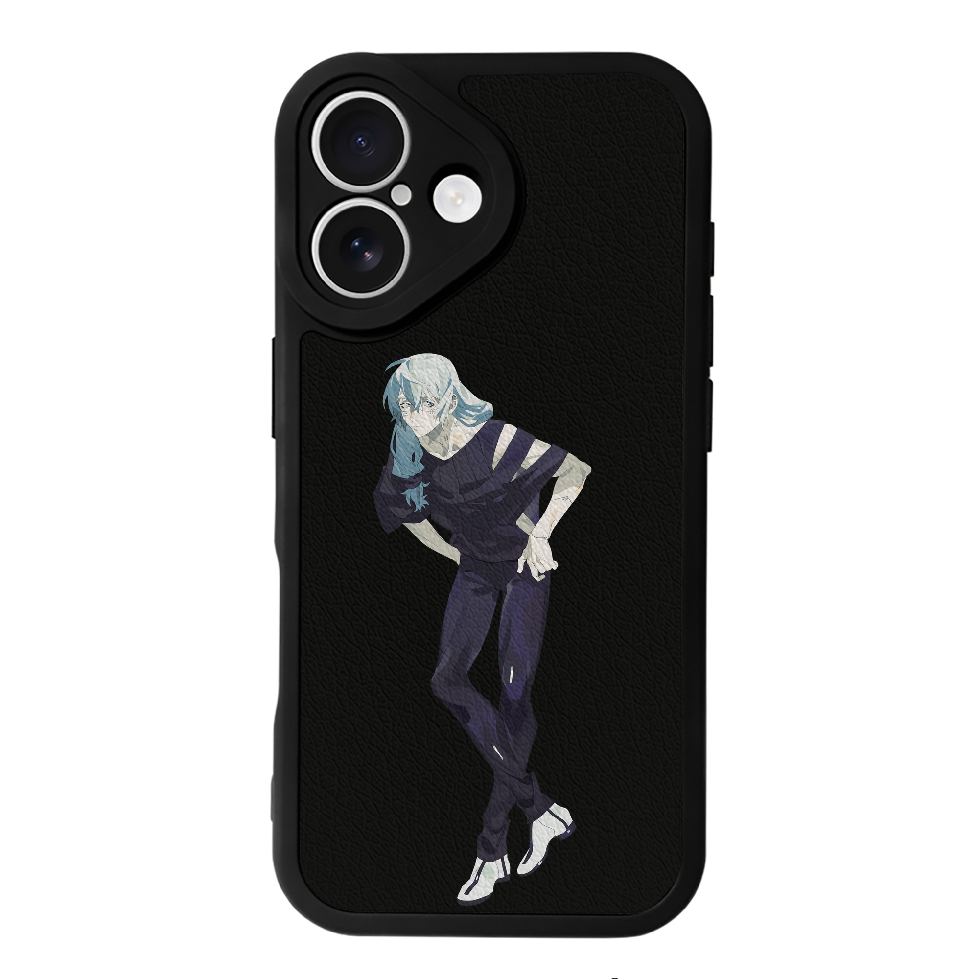 （画像用） 呪術廻戦 Jujutsu Kaisen 【iPhone 16シリーズ対応】シリコンスマホケース（レザー調） 材質：シリコン